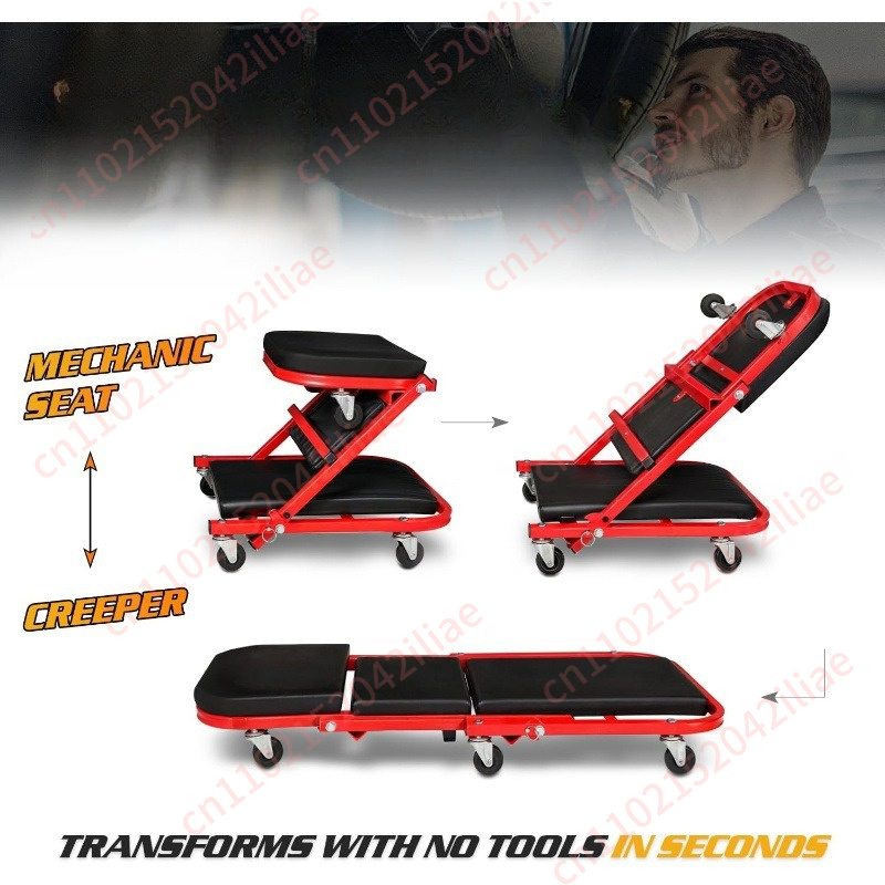 36-inch Folding Car Repair Bed - đánh giá và giá Garage Creeper Roller