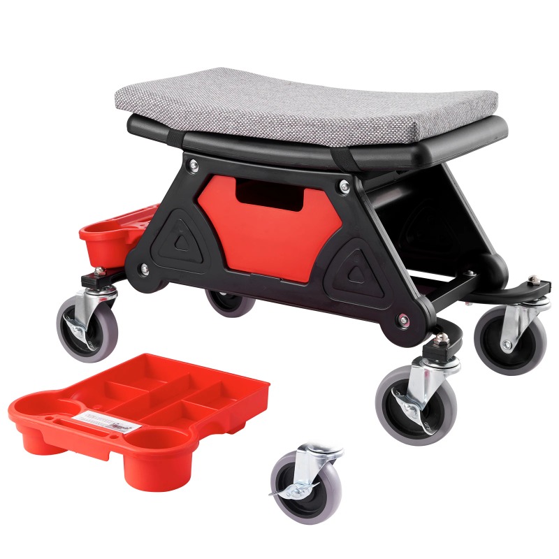 Rolling Mechanic Seat 300 LBS  - đánh giá và giá Garage Creeper Roller